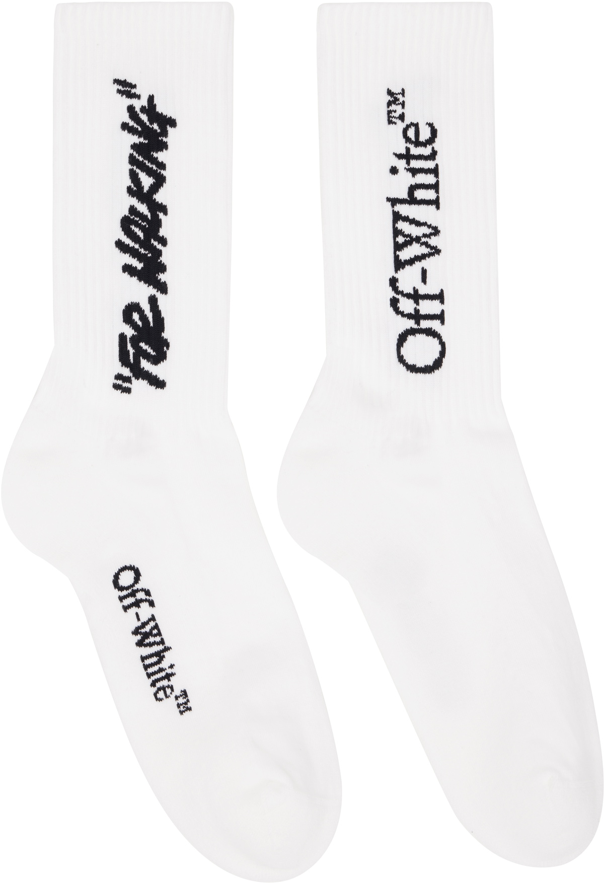 Off-White White Industrial Belt Socks Off-White