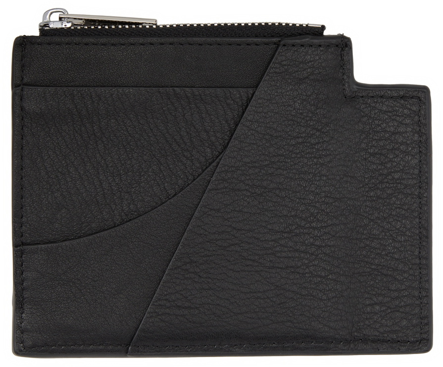 HELIOT EMIL Black Leather Wallet Heliot Emil