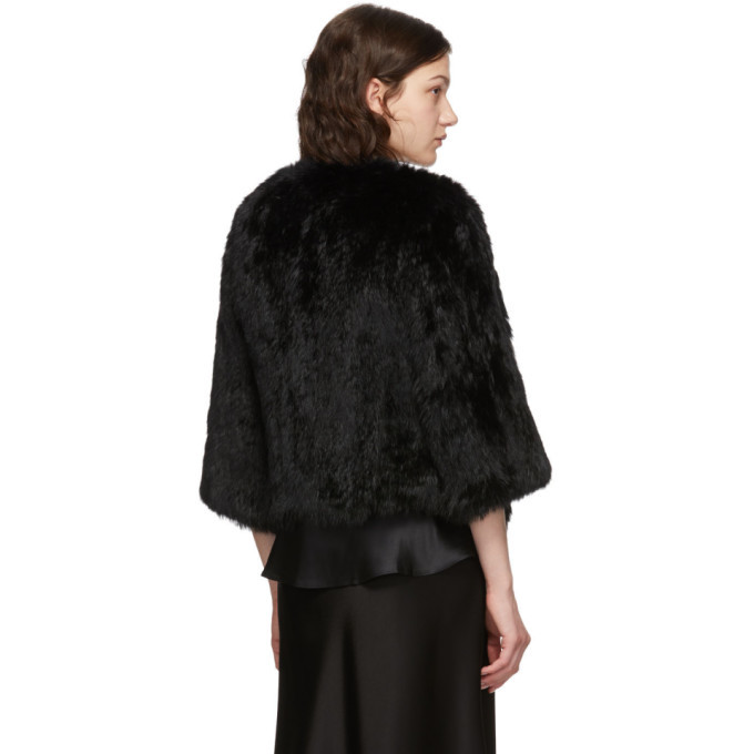 Yves salomon rabbit store fur jacket