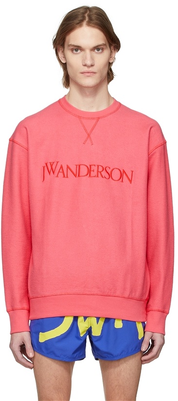 Photo: JW Anderson Pink Inside Out Contrast Sweatshirt