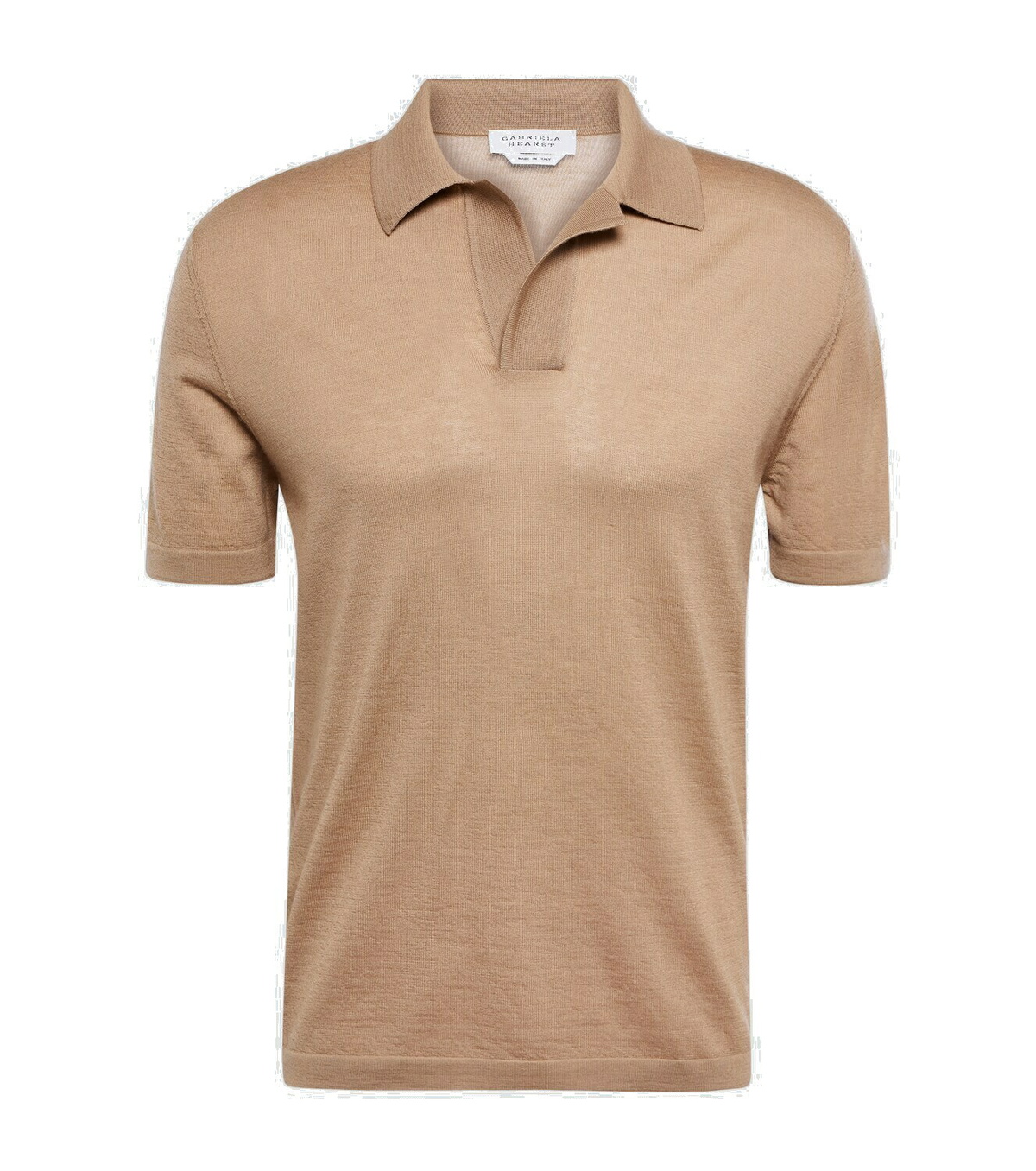 Gabriela Hearst Beige Cashmere Polo Shirt