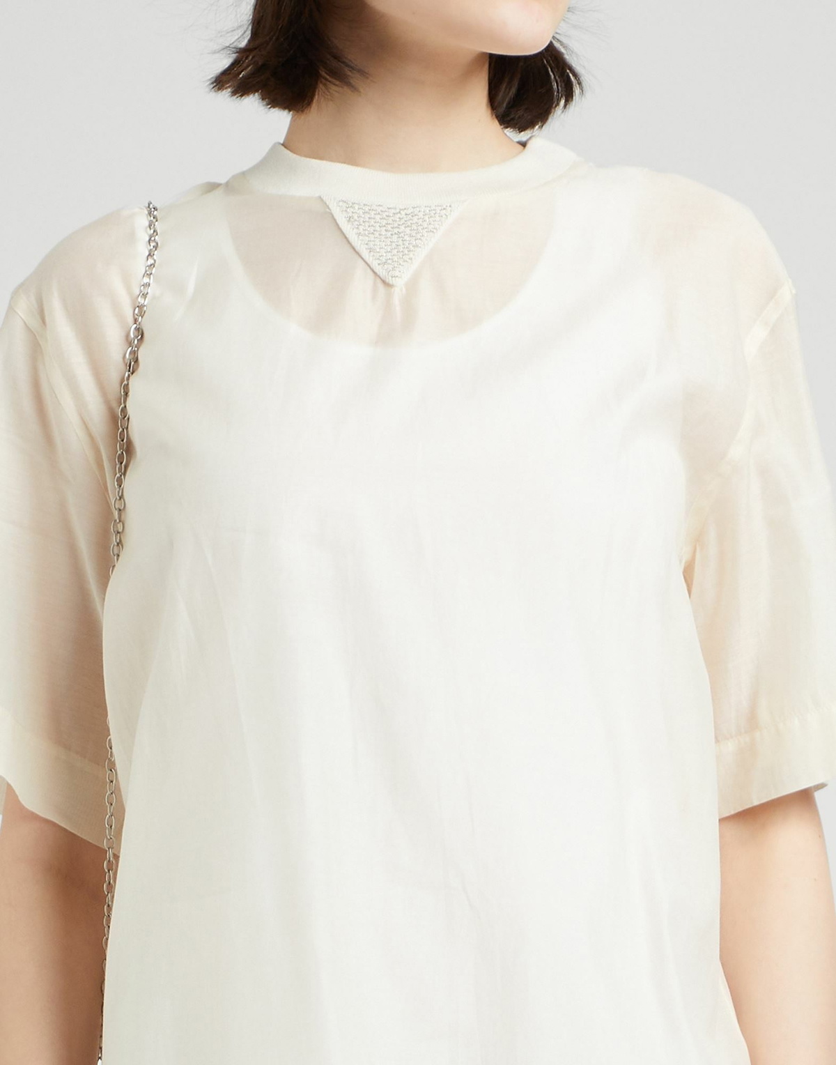 Peserico Womens Midi dress Cream