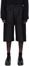 Y-3 Black Workwear Shorts
