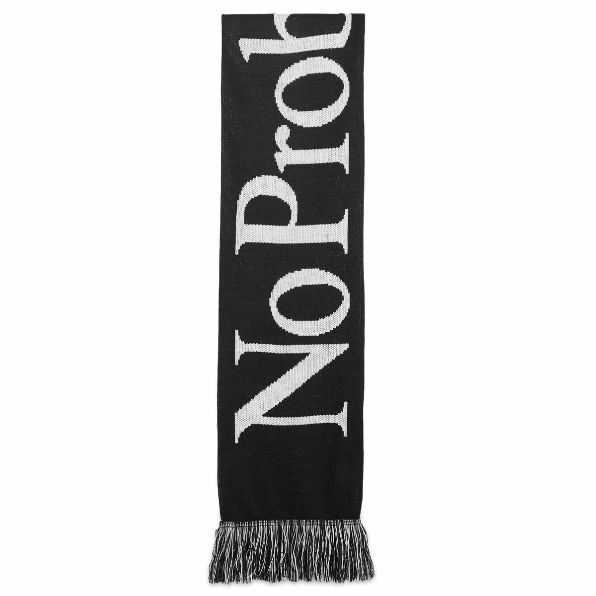 No Problemo Men's Logo Scarf in Black 
