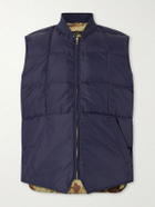 Fortela - Quilted Shell Down Gilet - Blue