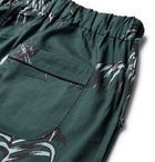 Desmond & Dempsey - Printed Organic Cotton Pyjama Trousers - Green