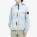 Stone Island Men's Crinkle Reps Hooded Jacket in Sky Blue