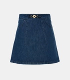 Patou Denim miniskirt