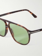 TOM FORD - Aviator-Style Tortoiseshell Acetate Sunglasses