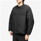 F/CE. Men's Reversible Recycled Down Cardigan in Black