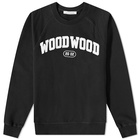 Wood Wood Men's Hester Arch Logo Crew Sweat in Black