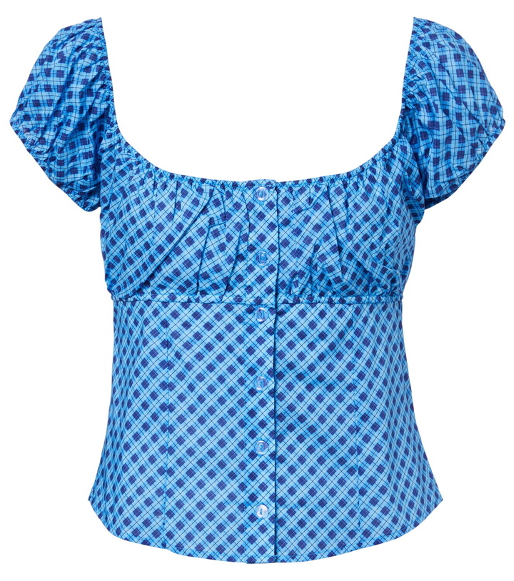 Photo: Montce Millie plaid cotton top