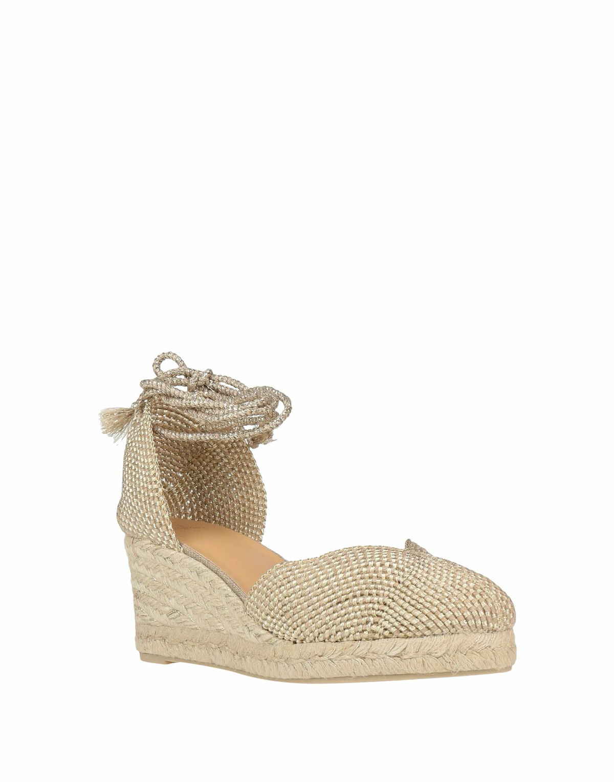 Castañer Womens Espadrilles in Gold
