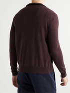 Massimo Alba - Cashmere Half-Zip Sweater - Burgundy