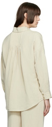 CO Beige Pintuck Shirt