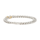 Bunney Silver and Gold Simple Chain Bracelet