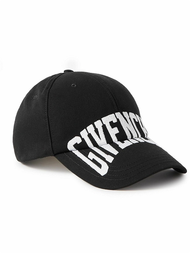 Photo: Givenchy - Logo-Embroidered Cotton-Twill Baseball Cap
