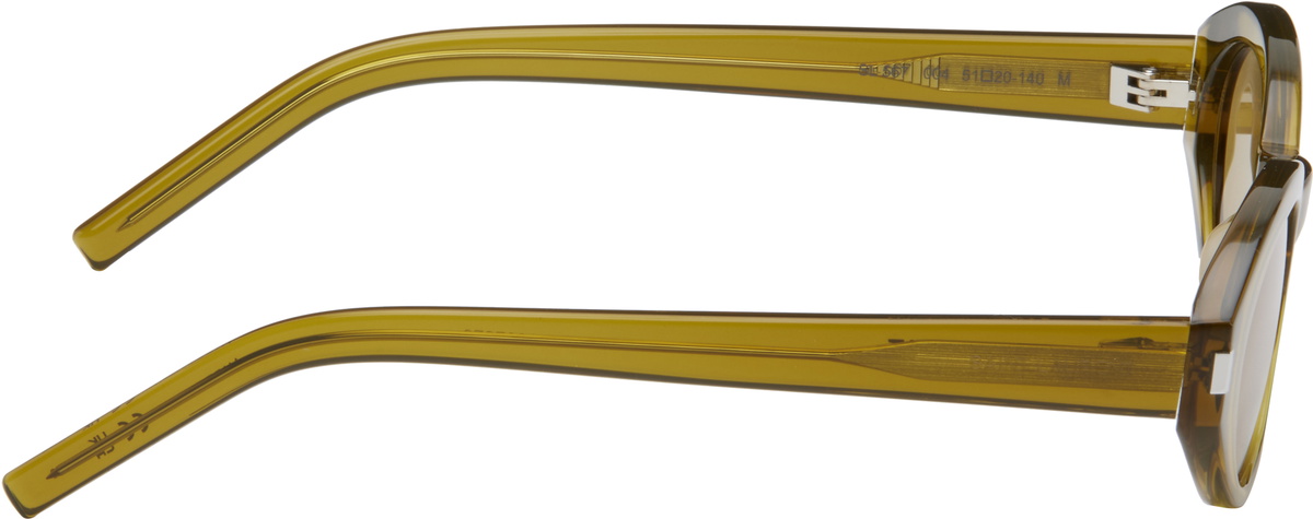 【関税込み】Saint Laurent グリーン SL 567 サングラス Saint Laurent Green SL 567 Sunglasses Saint Laurent
