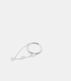 Persée 18kt gold single earring with diamonds