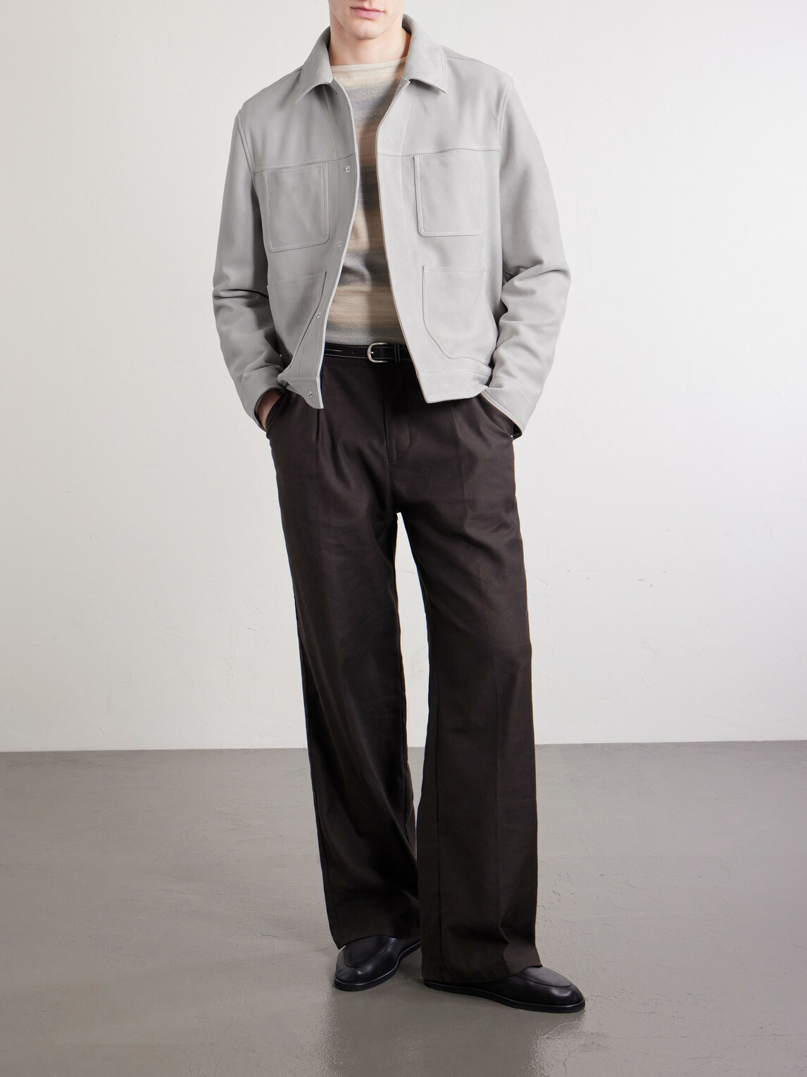 Mr P. - Suede Jacket - Neutrals