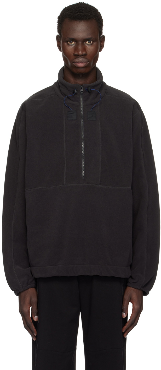 GR10K SSENSE Exclusive Black High Neck Sweater