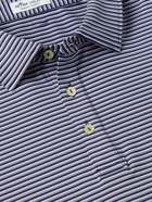 Peter Millar - Reserve Striped Tech-Jersey Golf Polo Shirt - Blue