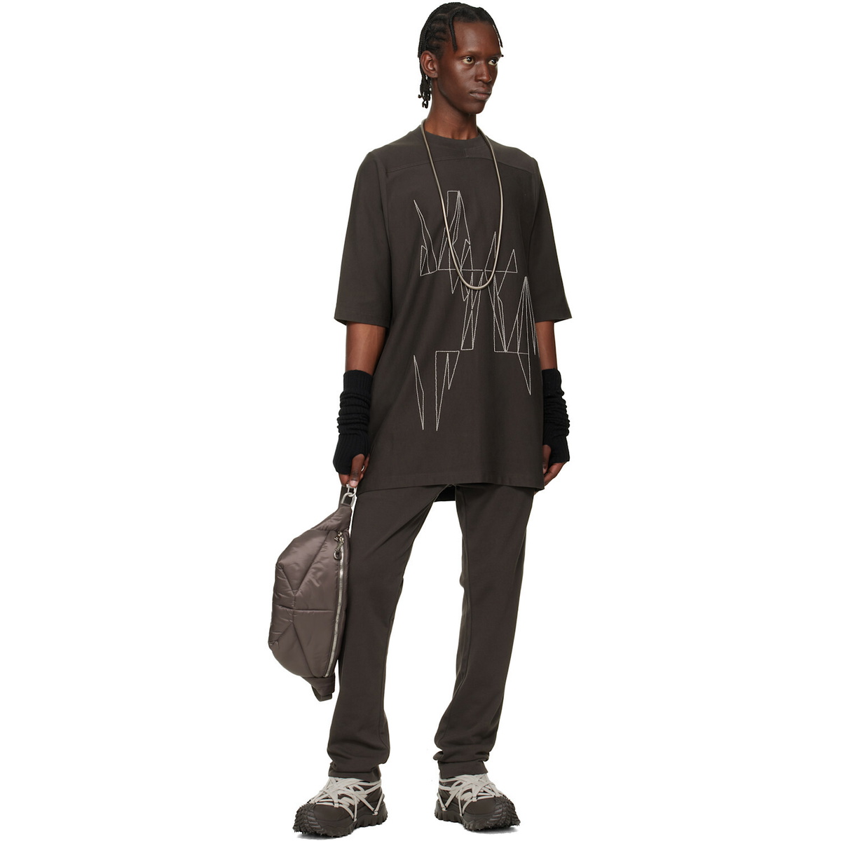 Rick Owens Moncler + Rick Owens Gray Bumbag