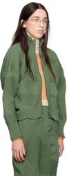 ISSEY MIYAKE Green Kone Kone Jacket