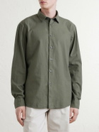 Canali - Cotton-Poplin Shirt - Green
