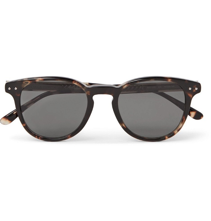 Photo: Bottega Veneta - Round-Frame Tortoiseshell Acetate Sunglasses - Men - Tortoiseshell