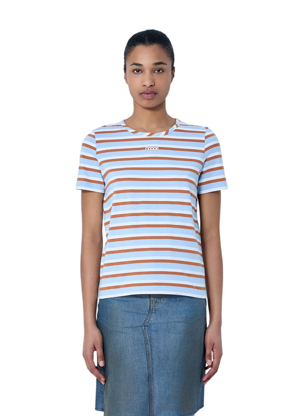 Photo: Marni Striped Cotton Jersey T-Shirt