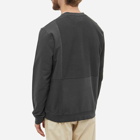 Norse Projects Men's Vagn GMD Patchwork Crew Sweat in Slate Grey