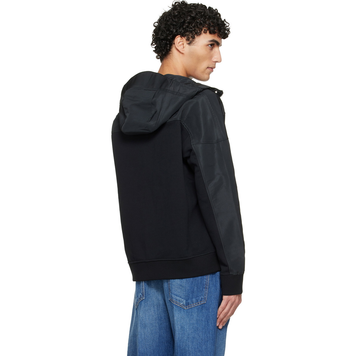Givenchy Black Windbreaker Hoodie Jacket