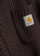 Carhartt Wip Chore Knit Cardigan Dark Brown