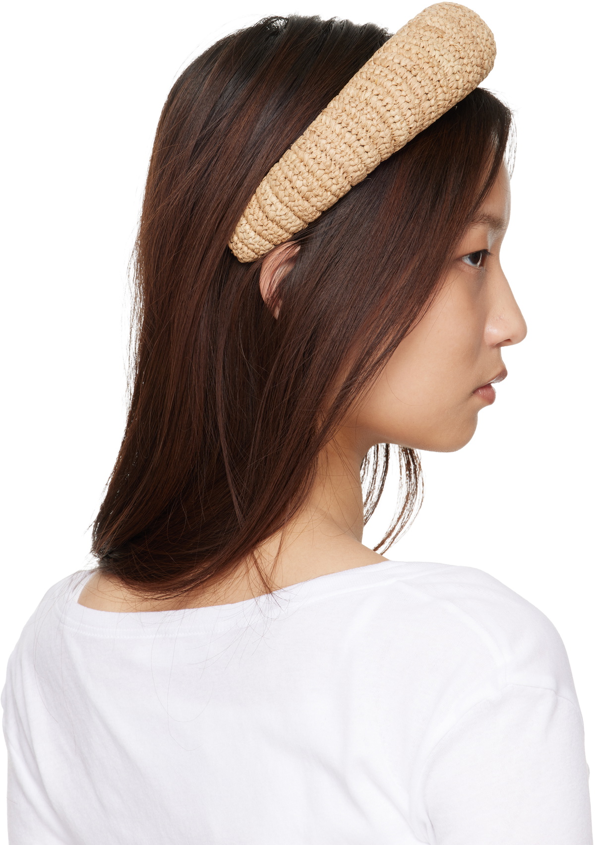 Vivienne Westwood Beige Raffia Hairband