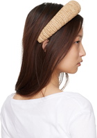 Vivienne Westwood Beige Raffia Hairband