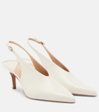 Chloé Leather slingback pumps