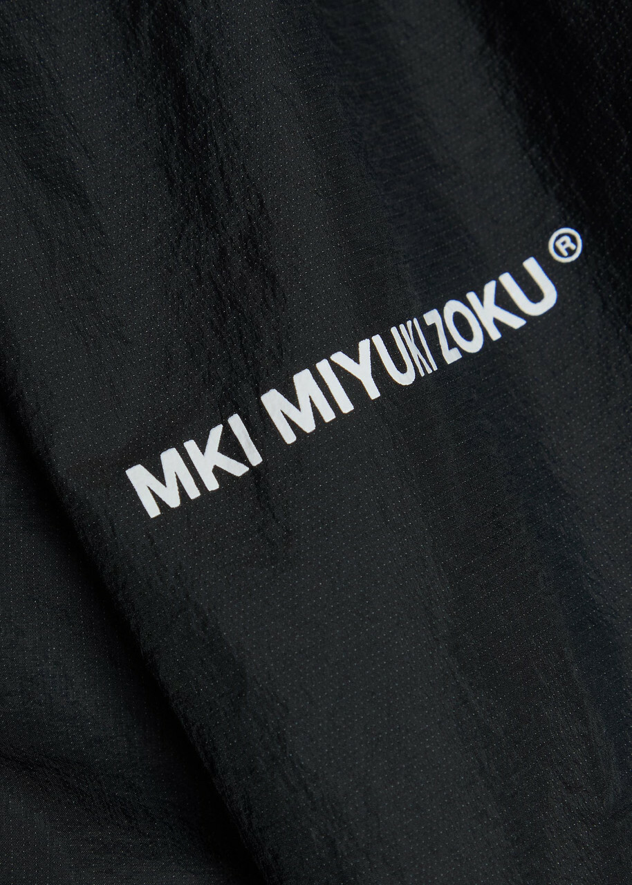 Mki Miyuki Zoku Hyperlight Wind Logo Nylon-blend Jacket Black