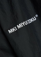 Mki Miyuki Zoku Hyperlight Wind Logo Nylon-blend Jacket Black
