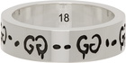 Gucci Silver G Ghost Ring