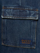 GUCCI - Organic Denim Cargo Pants