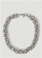 Cluster Chain Necklace in Silver