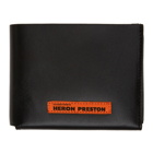 Heron Preston Black Trifold Wallet