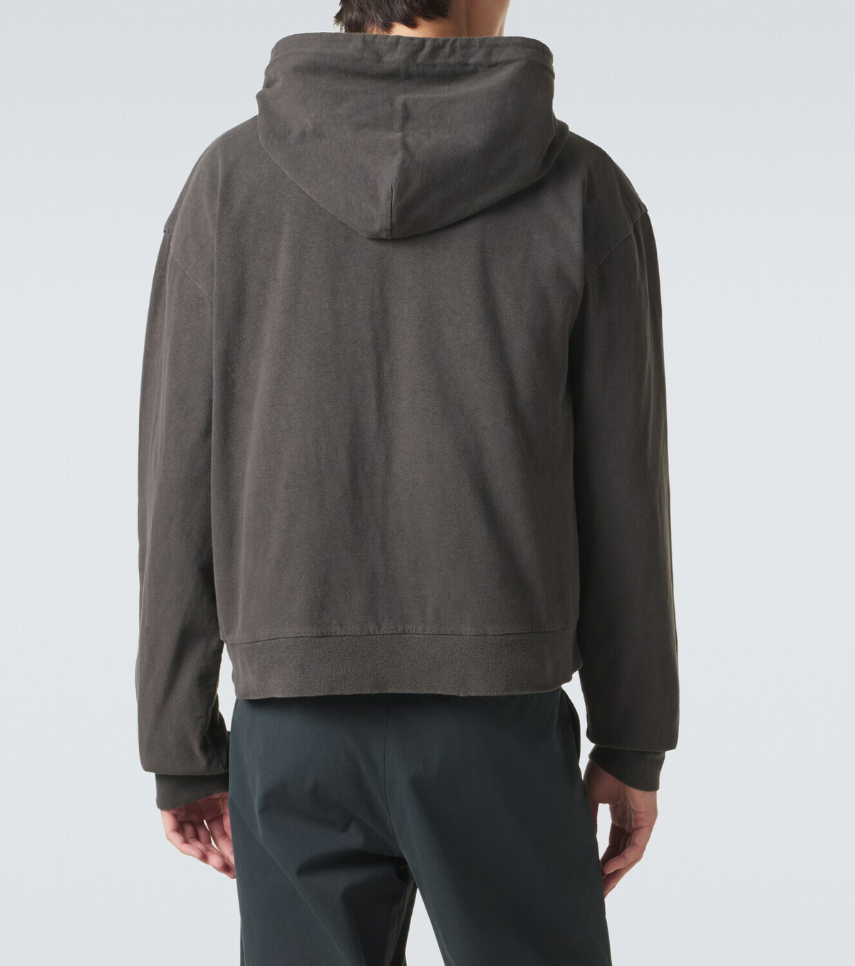 The Row Mabon cotton jersey zip-up hoodie