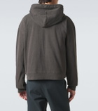 The Row Mabon cotton jersey zip-up hoodie