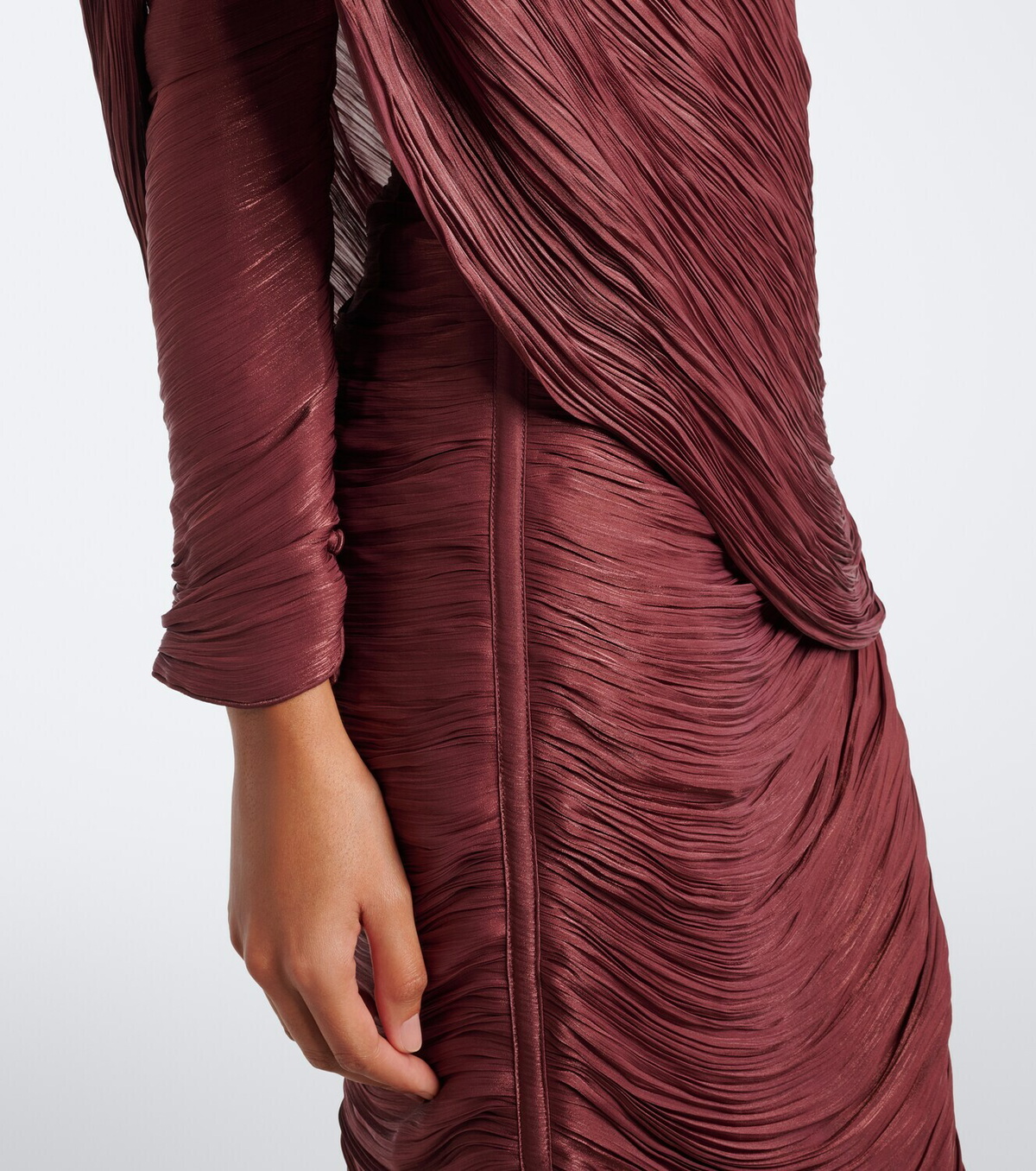 Marmar Halim Caped draped gown