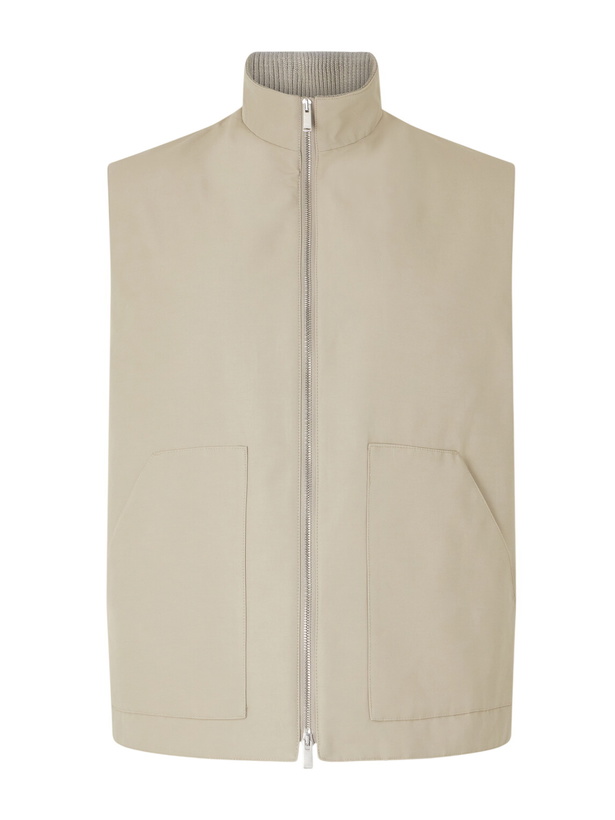 Photo: Lardini - Cotton-Blend Gilet - Neutrals