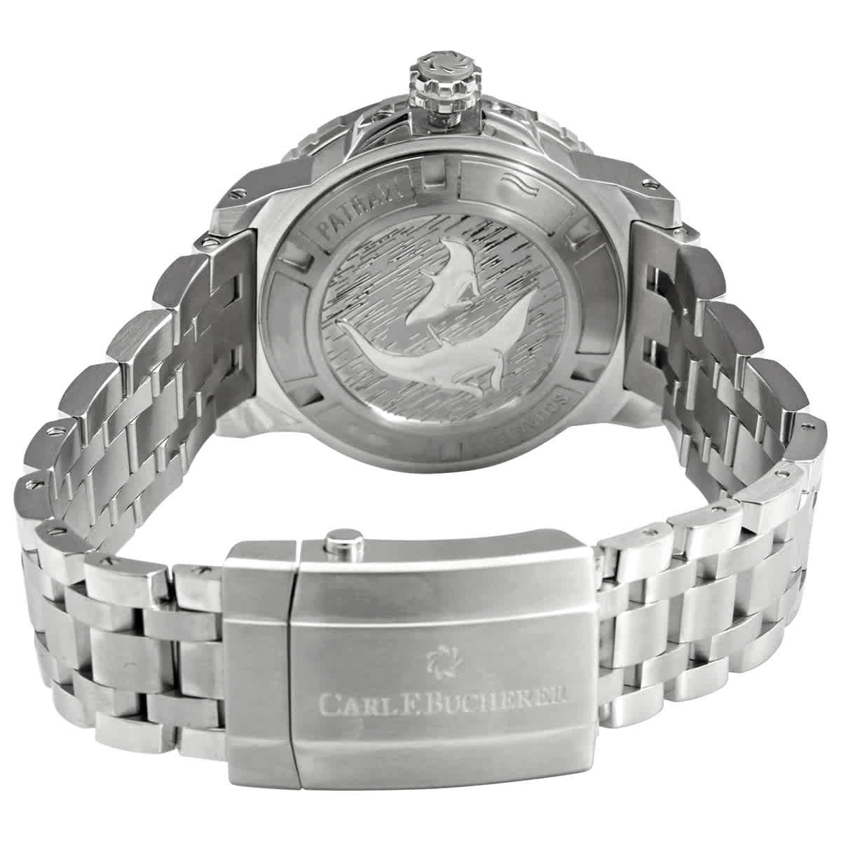 Carl F. Bucherer Patravi Scubatec Automatic White Dial Ladies Watch 00.10634.23.23.21
