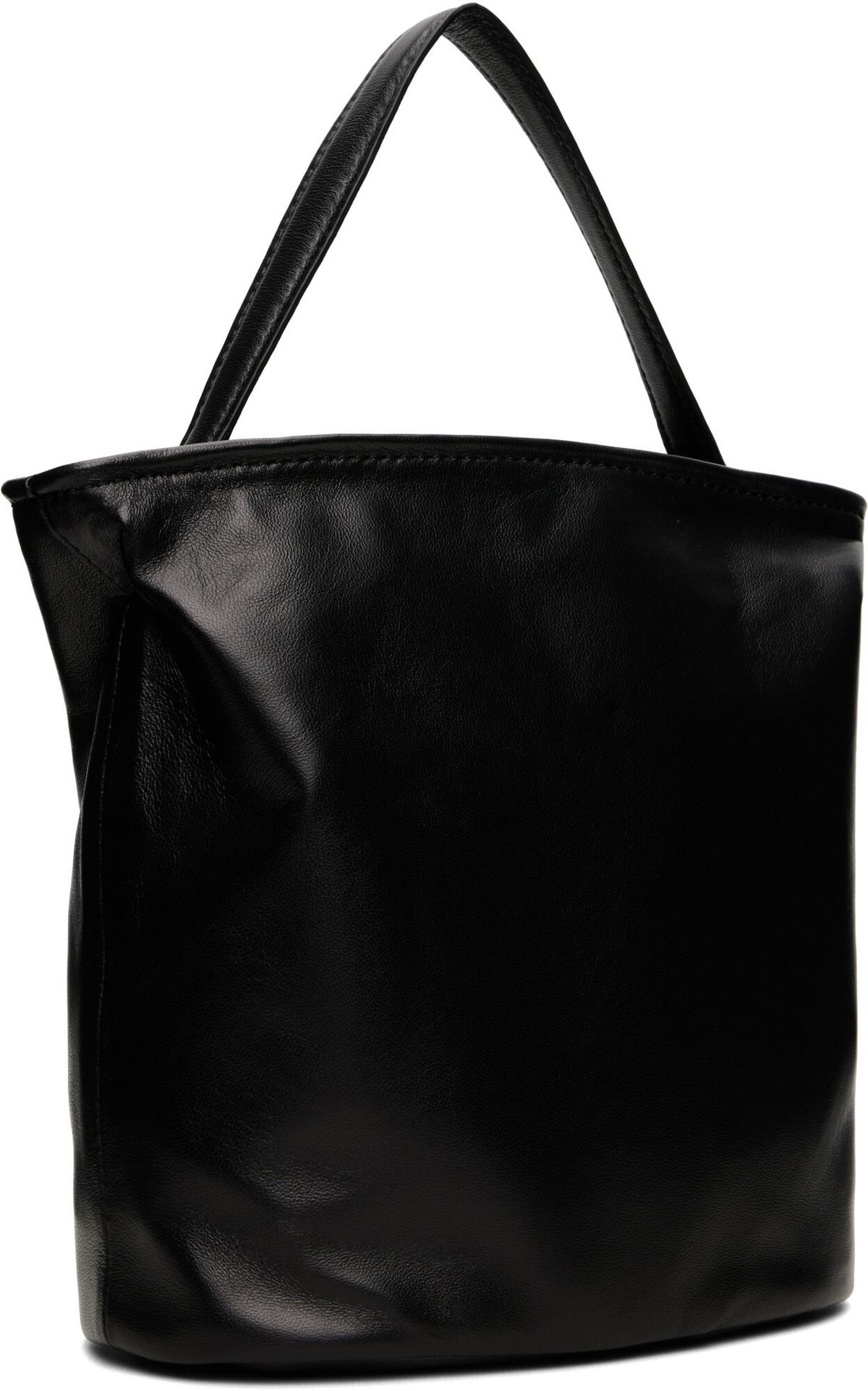 MARGESHERWOOD Black Wired Bucket Bag