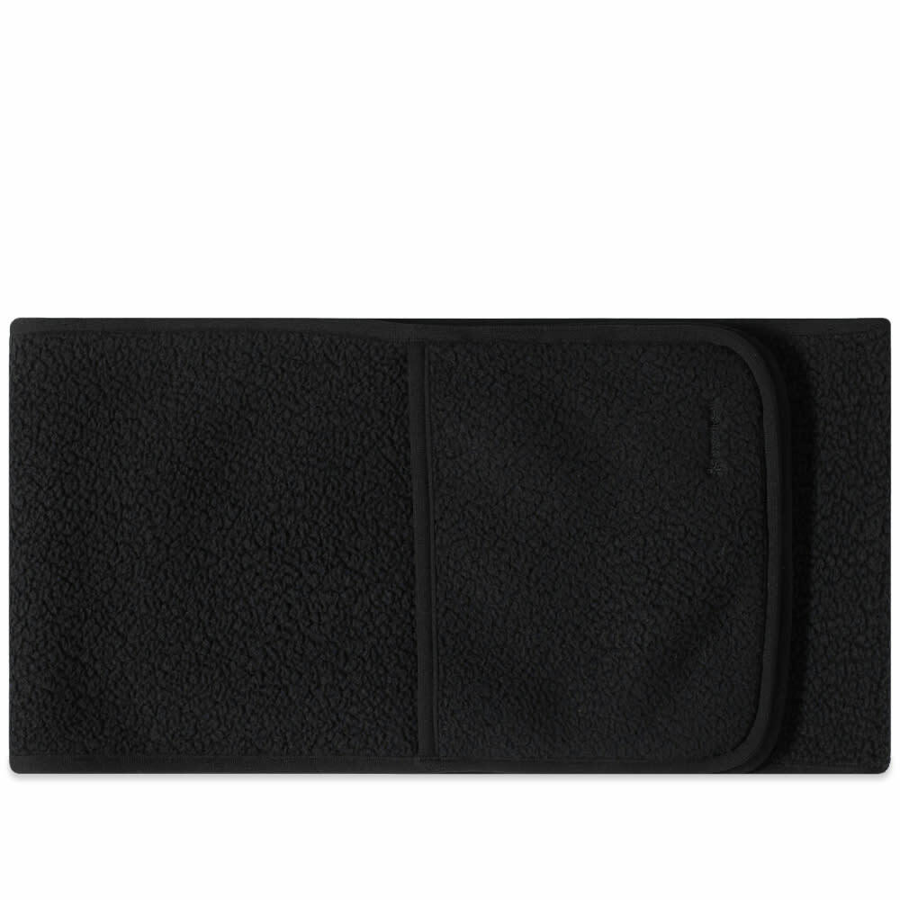 Snow Peak Boa Fleece Scarf in Black